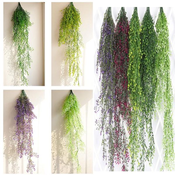 artificial fake silk flower vine hanging garland plant home garden wedding decor fake plants party supplies wedding home decorat